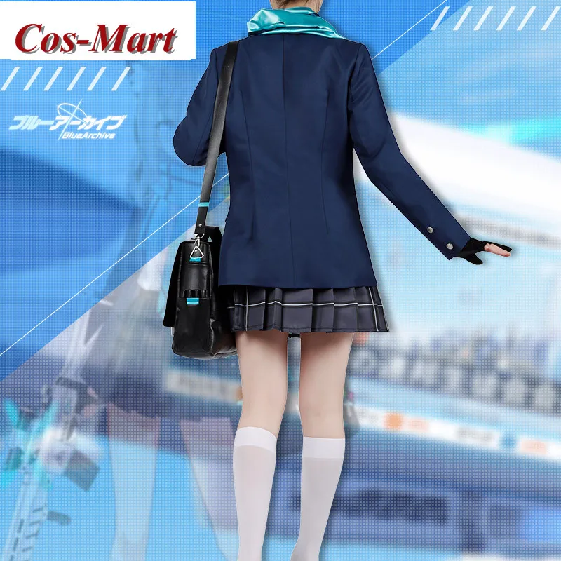 Cos-Mart Game Blue Archive Abydos Cosplay Costume Daily Wear School Uniform Activity Role Play Clothing High-End Custom-Make view 4