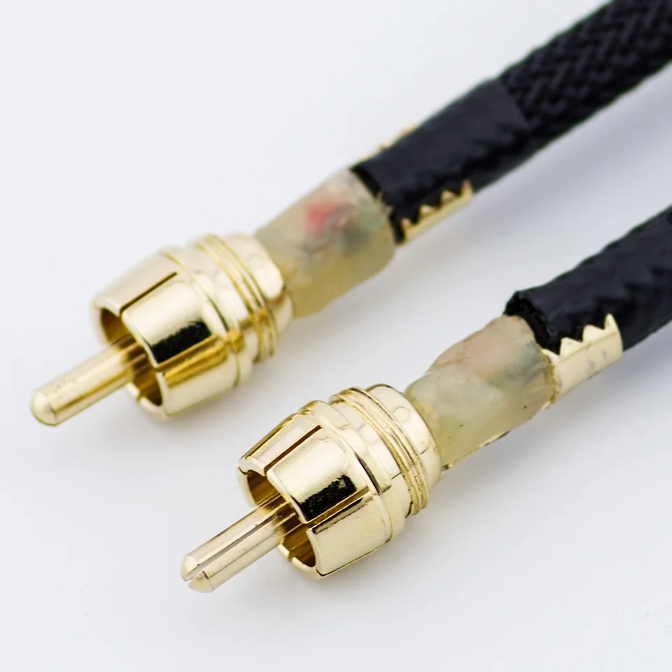 RCA Cable HiFi Stereo 2RCA to 3.5mm Audio Cable AUX RCA Jack 3.5 Y Splitter for Amplifiers Audio Home Theater Cable RCA