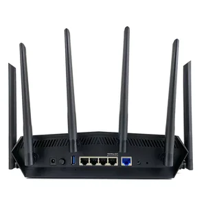 ASUS-Gaming Dual Band, TUF-AX5400, Ax5400, TUF, WiFi 6 Games, dedicated Gaming, 3 Steps, Door, Airmesh 8 Main Sales Router Asus - №4