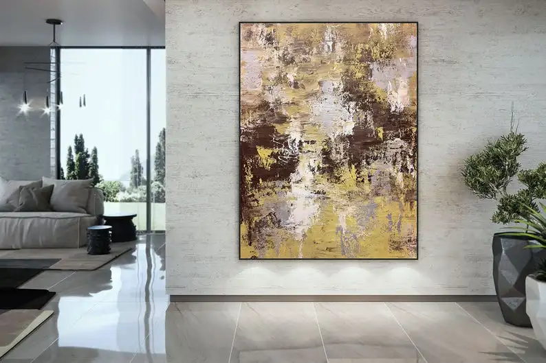 

Large Abstract Painting Modern Abstract Painting Acrylics Paintings Abstract Paintings Acrylic Textured Living Room Decoration