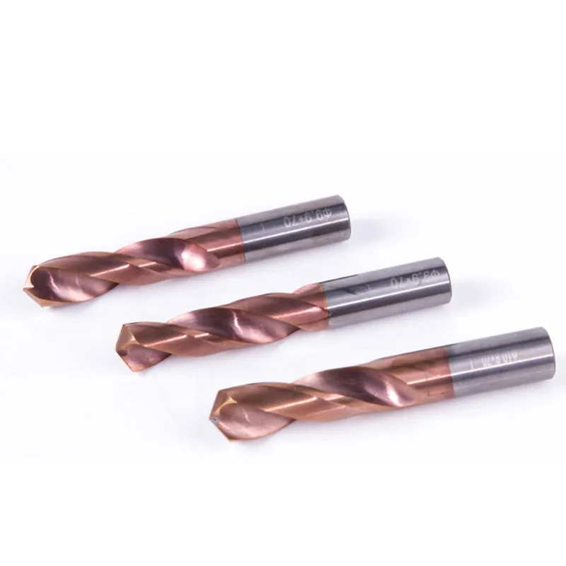 MOS Tungsten Carbide Drill Bit 1mm - 20mm HRC45° HRC55° HRC65° Twist Drill Bit CNC Lathe Machining Drill Bit Metalwork Tools