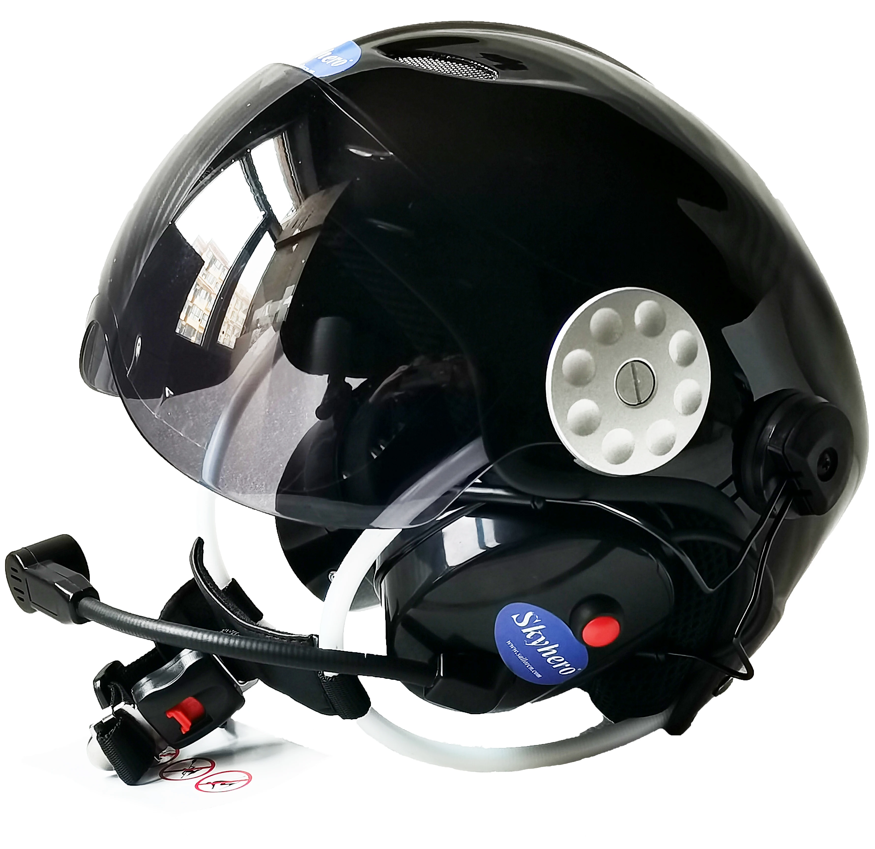 High Noise Canceling Paramotor Helmet, Use for Different Kinds of Radio Powered Paragliding Aircraft Helmet