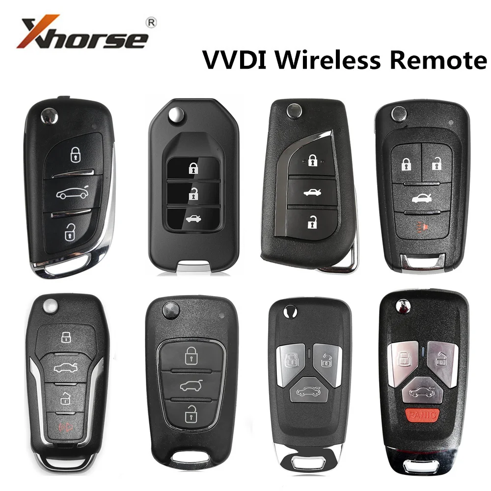 1Pieces XHORSE XN Wireless Universal Remote Key XNDS00EN XNHO00EN XNBU01EN XNHY02EN XNAU01EN XNFO01EN XNTO00EN Key