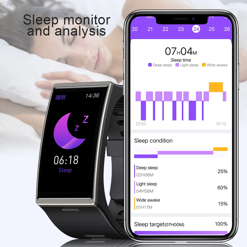 D-M12 IP68 impermeabile Smart Watch uomo donna 1.9 pollici 170*320 schermo SmartWatch Sport frequenza cardiaca fascia per la pressione sanguigna Android IOS