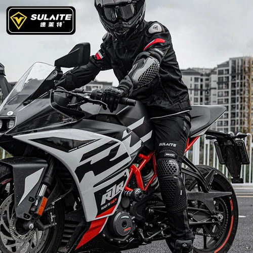 Imagen 2 del producto Rodilleras para motocicleta, rodillera para Motocross, Protector de codo de malla para motocicleta, rodilleras deportivas, protecciones cruzadas, rodilleras para descenso