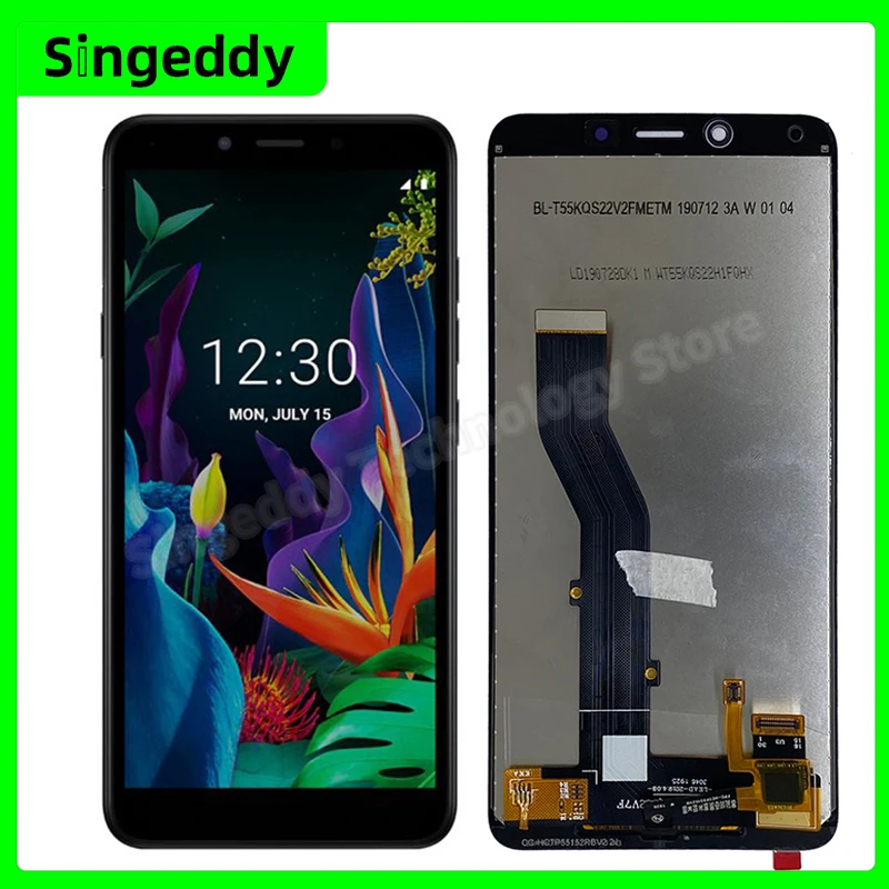 Сенсорный ЖК-экран для LG K20 2019, lm-x120emw, lmx120emw, lm-x120, ЖК-экран, дигитайзер в сборе, запасная часть, 5,45 дюйма