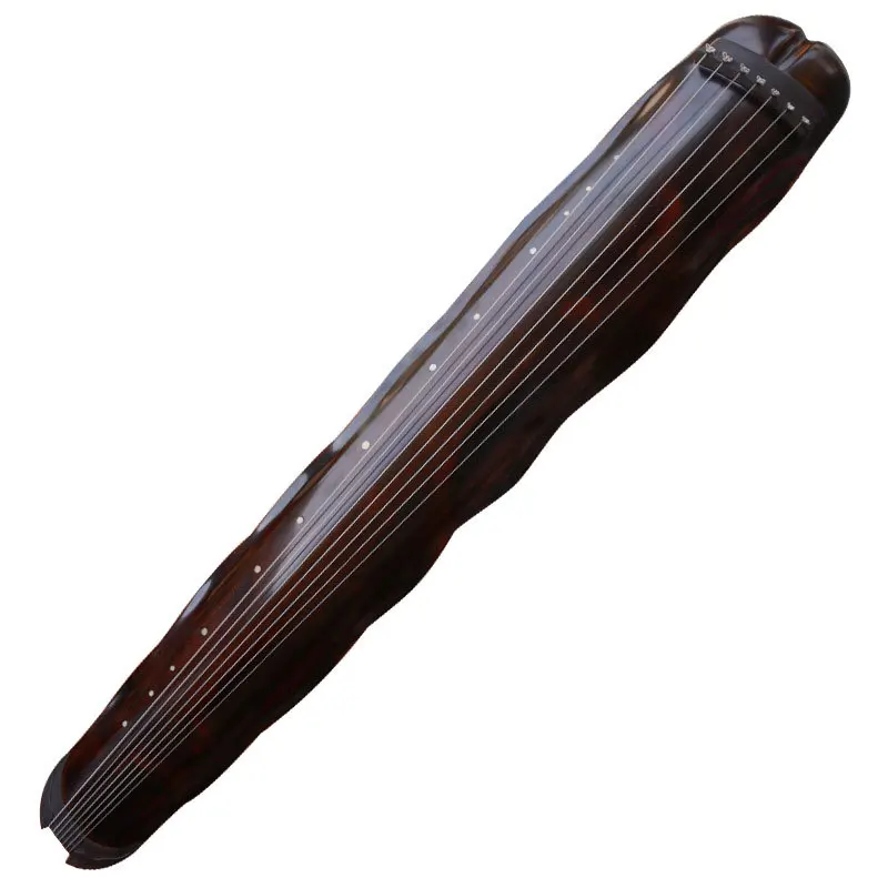 Banana Leaf Style Guqin Lacquer Old Fir Material Antler Cream Handmade Professional 7-string Zither Chinese Musical Instrument