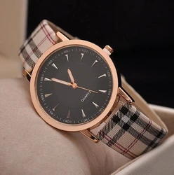 Fashion Brand Women Men Watch Luxury Rose Gold High Quality Quartz Watch Leather Strap Casual Dress Watch Hot Sale Montre femme