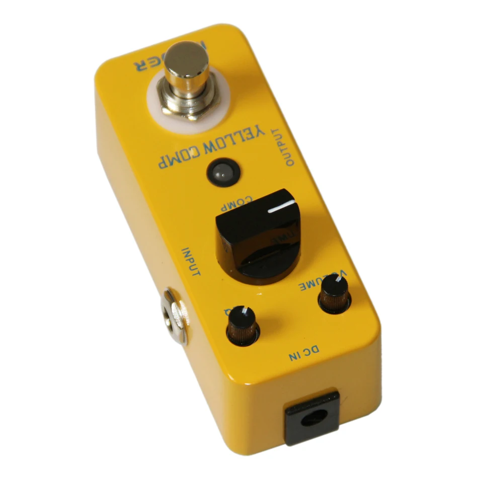 Mooer Mcs2 Yellow Comp Effector Electric Guitar Pedal Compressor Music Instruments Optical Photoelectric Compressor Guitar Parts