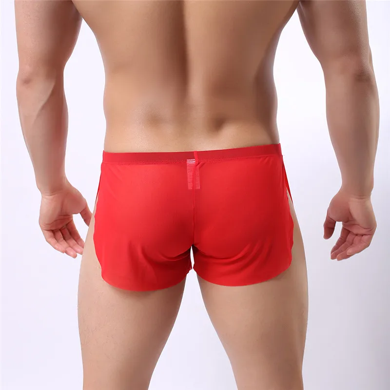 Bóxer de verano para hombre, ropa interior Sexy, transparente, de cintura baja, sin costuras, Gay, gran oferta