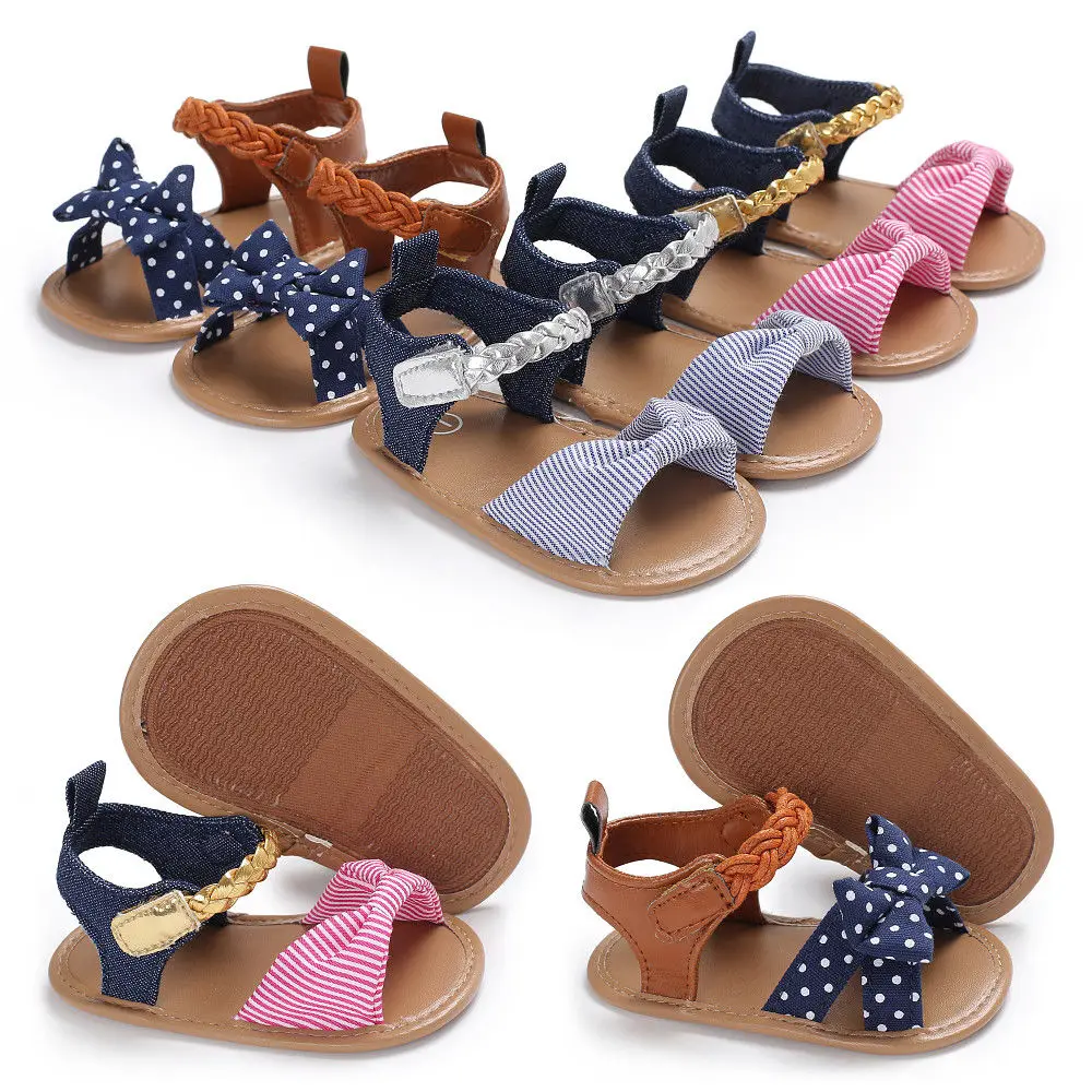 Baby Girl Sandal Pudcoco 0-18Months Newborn Kid Baby Girl Flower Sandals Summer Casual Crib Shoes Fashion / Comfortable Hot Sale