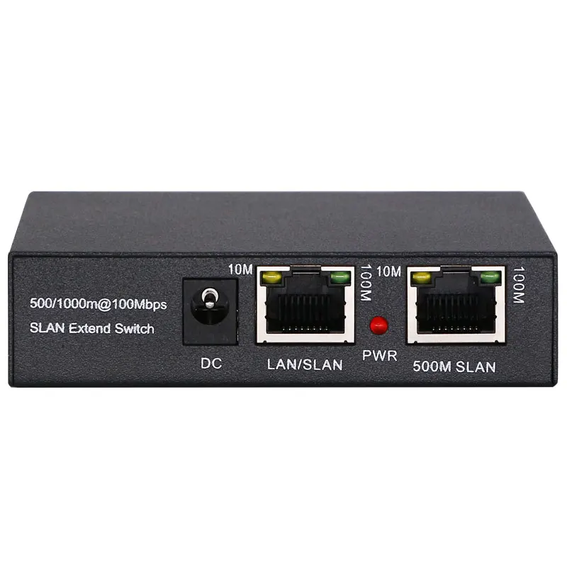 One คู่เครือข่าย Ethernet Switch Extender 500หรือ1000เมตร1พอร์ต10/100M Rj45อินพุต1พอร์ต10/100M Rj45 0Utput