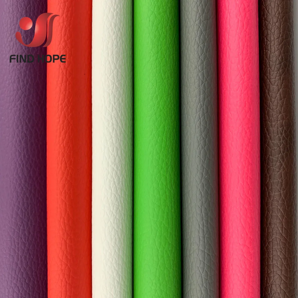 Pure Litchi PU Leatherette Faux Leather Fabric Synthetic For Sewing Bows Brooches Waterproof Sofa Car DIY Hand-made Material A4