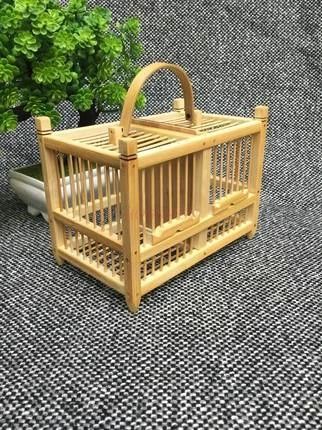 old children refined 2020 cage Two Grids Of Pure Handmade Bamboo Natural Cages Insects Old Children Refined 2020