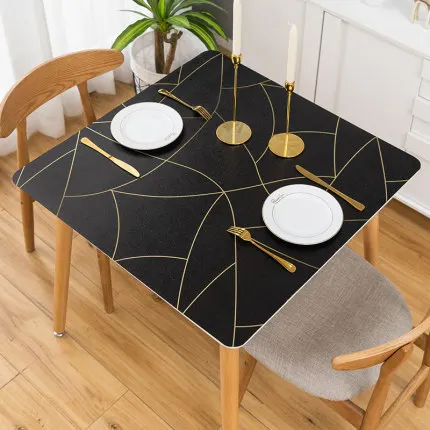

Nordic небольшой площади Настольный коврик из ПВХ Скатерти бытовой Кофе циновка таблицы обеденное столовое покрытие вечерние защитный скатерть