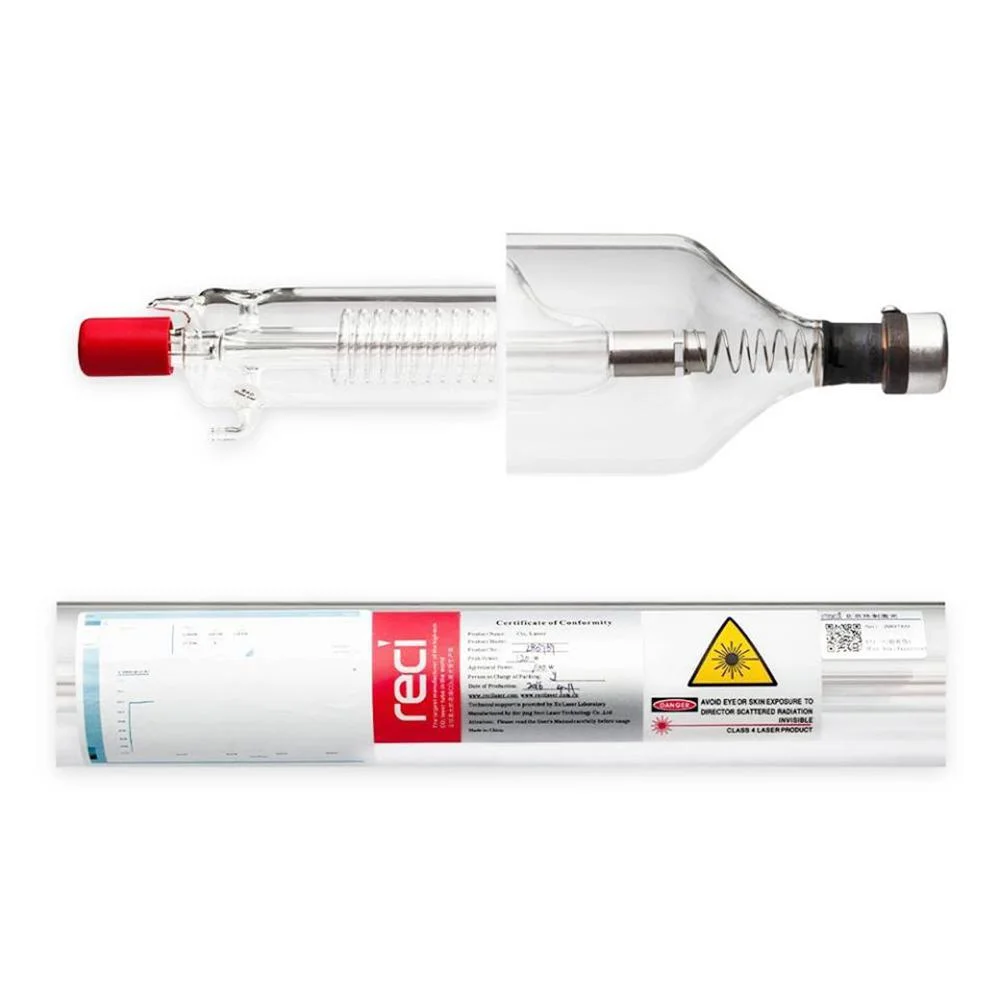 Imagem -02 - Tubo do Laser de Reci para a Máquina de Corte do Laser t1 Longa Vida 10000 Horas Co2 80w 100w 130w 150w 180w