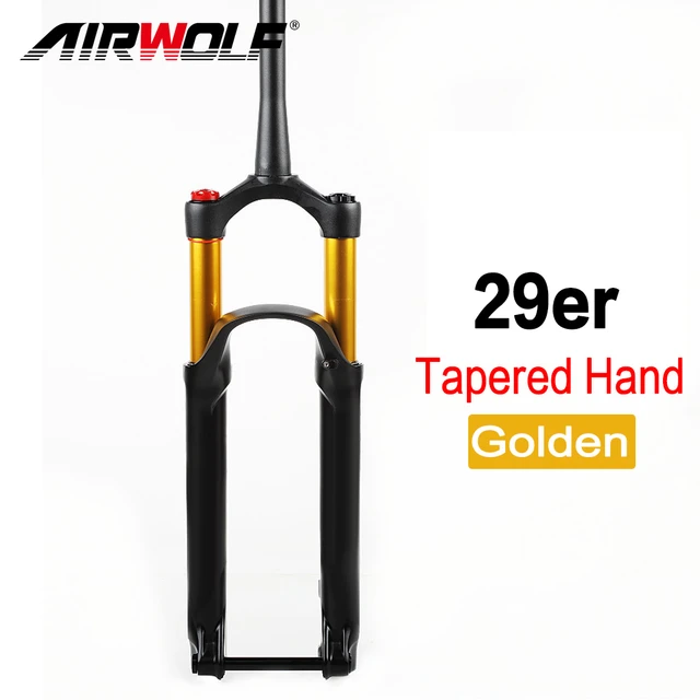 AIRWOLF Boost Mtb Suspension Fork 29 Air Travel 145mm Stragiht Tapered Tube 110 15mm AM Mountain Bike Forks 27.5 Down Hill Fork AliExpress