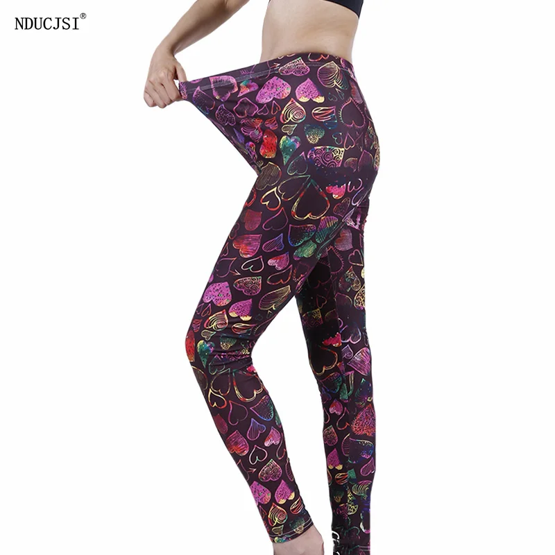 

NDUCJSI High Waisted Yuga Pants Gym Leggings Elastic Exercise Tights Girl Women Pants For Fitness Running Sportwear Workout