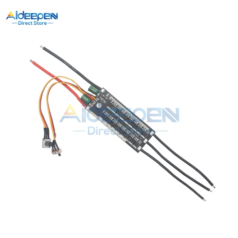 DC 7-24V 20A 30A 200W 1000W BLDC Three-phase DC Brushless Without Hallless Driver With Potentiometer Motor Drive Board