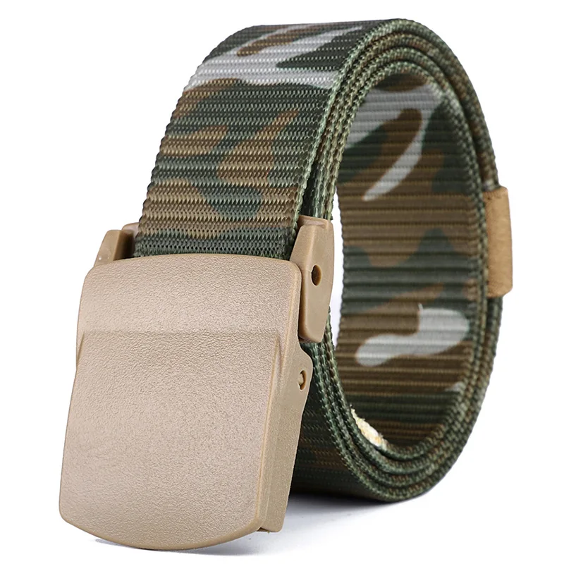 Heren Riem Leger Outdoor Jacht Tactische Gordel Multifunctionele Camouflage Combat Riem Survival Marine Corps Canvas Nylon Mannelijke Riem