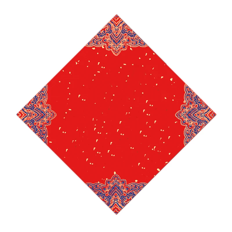 Chinese Nieuwe Jaar Decoratie Rode Xuan Papier Rijstpapier 20 Vellen Batik Rode Xuan Papier Chinese Spring Festival Kalligrafie Papier