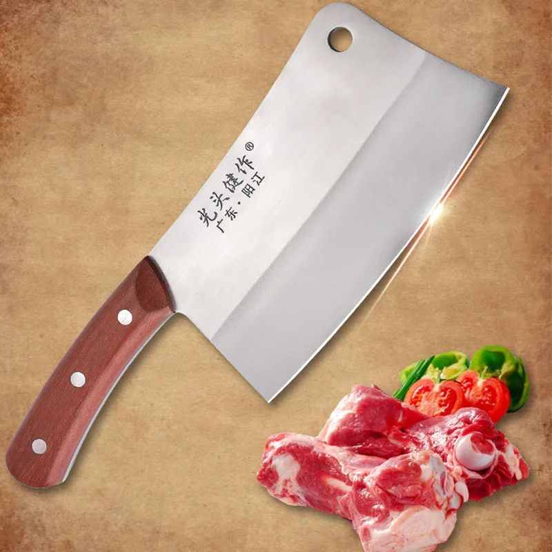 Liang Da Professional Forged Stainless Steel Kitchen Chop Bone Knife Chef Multifunctional Cutting Meat Vegetable Slicing Knives