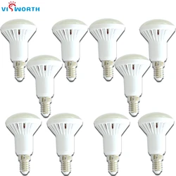 VisWorth (10 pieces/Lot) R50 Led Bulb E14  Crystal Lamp  Smd5730 AC 110V 220V 240V Lampada Cold Warm White For Home Decoration