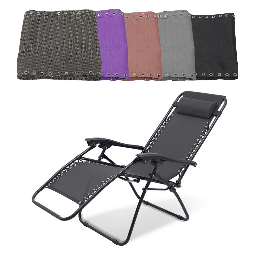 Recliner Replacement Mesh Breathable Sling Chair Replacement Lounger Couch Cloth Tessforest Cloth for Garden Folding Recliner