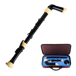 Professional Bass Recorder with Flute, F Key, Funda Flauta, Classical Music Instruments, Chinese Vertical Flute, Baroque, 8 Hole