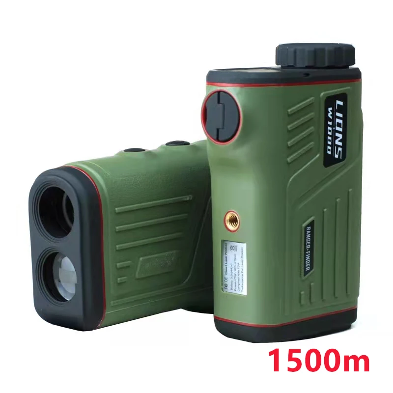 Laser Range Finder with 6x Magnification Distance Height Angle Speed Meter Hunting Telescope 600/1000/1200m