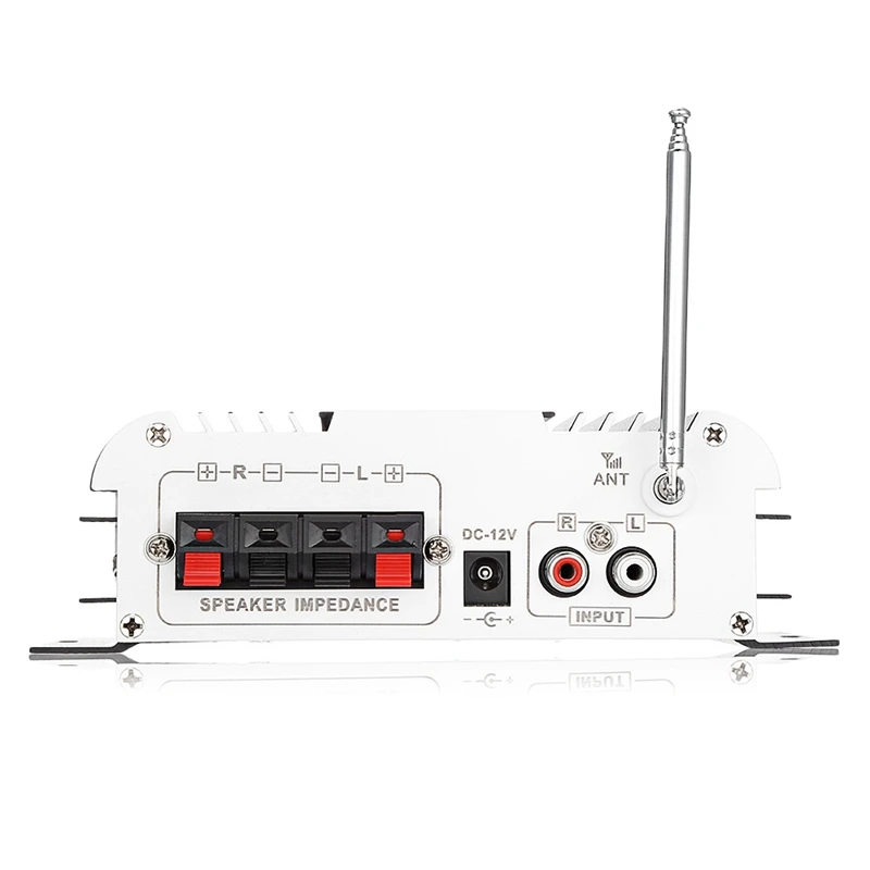 Kentiger Hy - V11 Bluetooth Amplifier 2-Channel Super Bass Audio Amplifier With Remote Controller Tf Usb Fm 85Db Mp3 Fm Radio