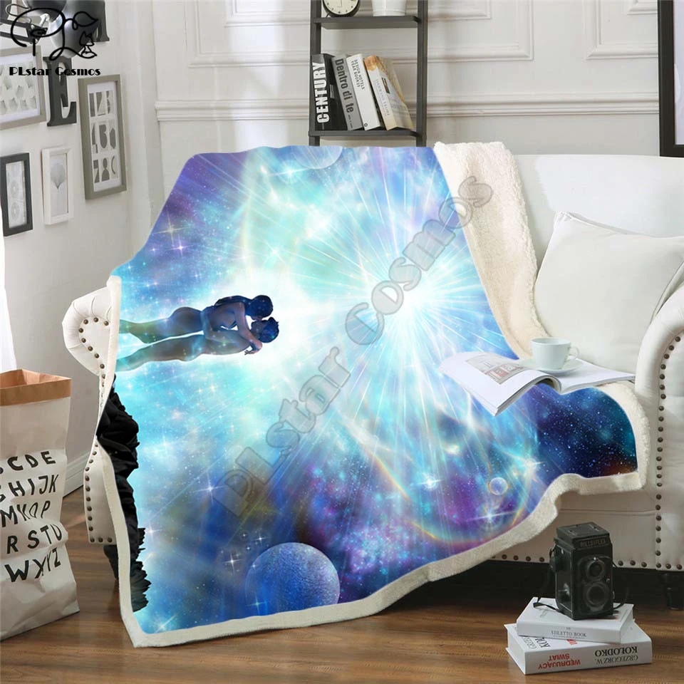 At the edge of eternity Fleece Blanket Plush 3d Printed for Adults Sofa Sherpa Fleece Bedspread Wrap Throw Blanket