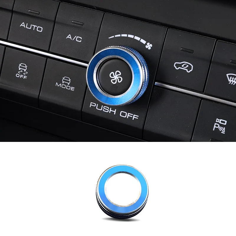 Vtear for Haval F7 F7X heater knob cover decoration AC switch button knob panel trim interior moulding car-styling accessories