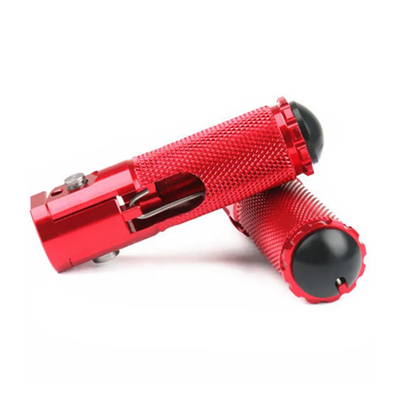 Universal Motorcycle Folding Footrests Footpegs Foot Rests Pegs Rear Pedals For Honda Yamaha Suzuki Kawasaki Scooter Offroad