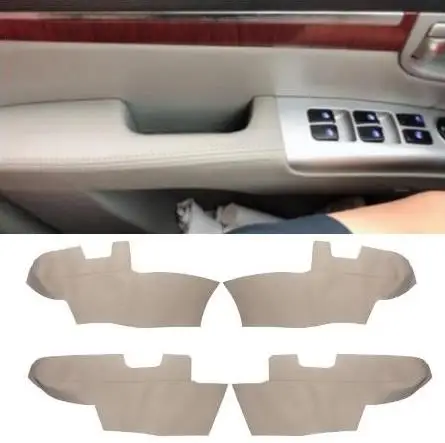 For Hyundai Santa Fe 2006 2007 2008 2009 2010 2011 2012 Microfiber Car Door Armrest Panel Protective Cover car Interior Sticker