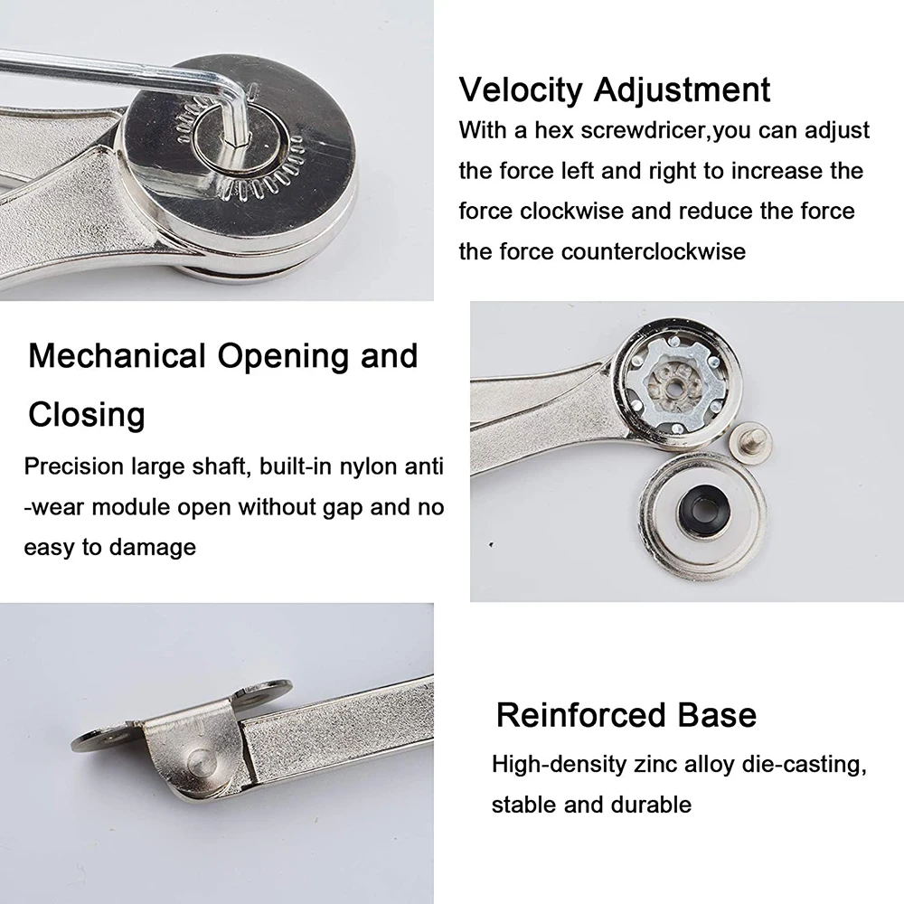 Toy Box Hinges Soft Close, Lid Support Hinge Lid Stay with Soft Close Cabinet Hinge for Wood Boxes Lid Support Hinge