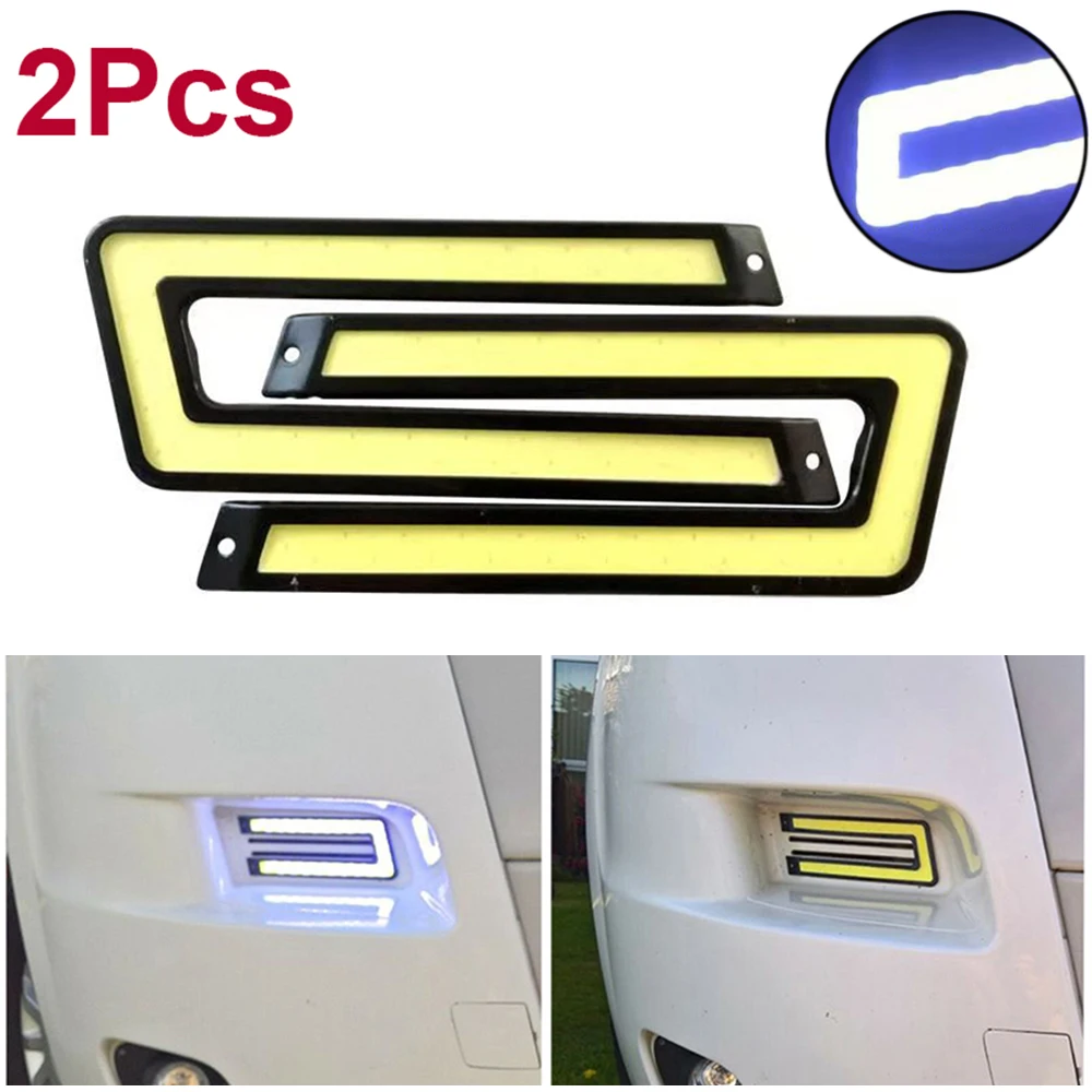 2x led luzes diurnas do carro lâmpada para peugeot boxer citroen relé fiat ducato motorhomes vans drl auto exterior acessórios