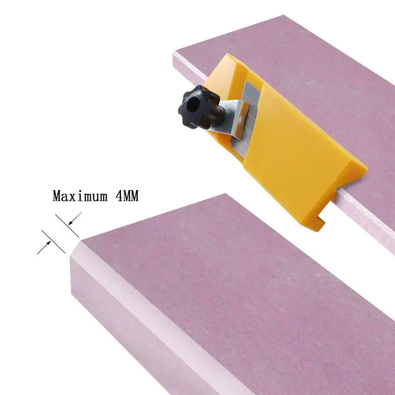 Gypsum Board Hand Plane Plasterboard Planing Tool Flat Square Drywall Side Chamfer Woodworking Tool