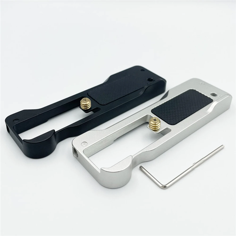 Universal 1/4 Hole Plate Horizontal/ Vertical Shooting Handle With Cold Shoe For ZV-1 Microphone Fill Light Bracket