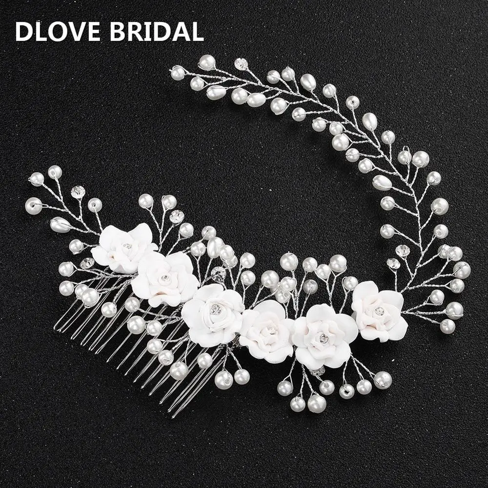 New Arrival Floral Hair Comb Elegant Bridal Wedding Hair Accessories