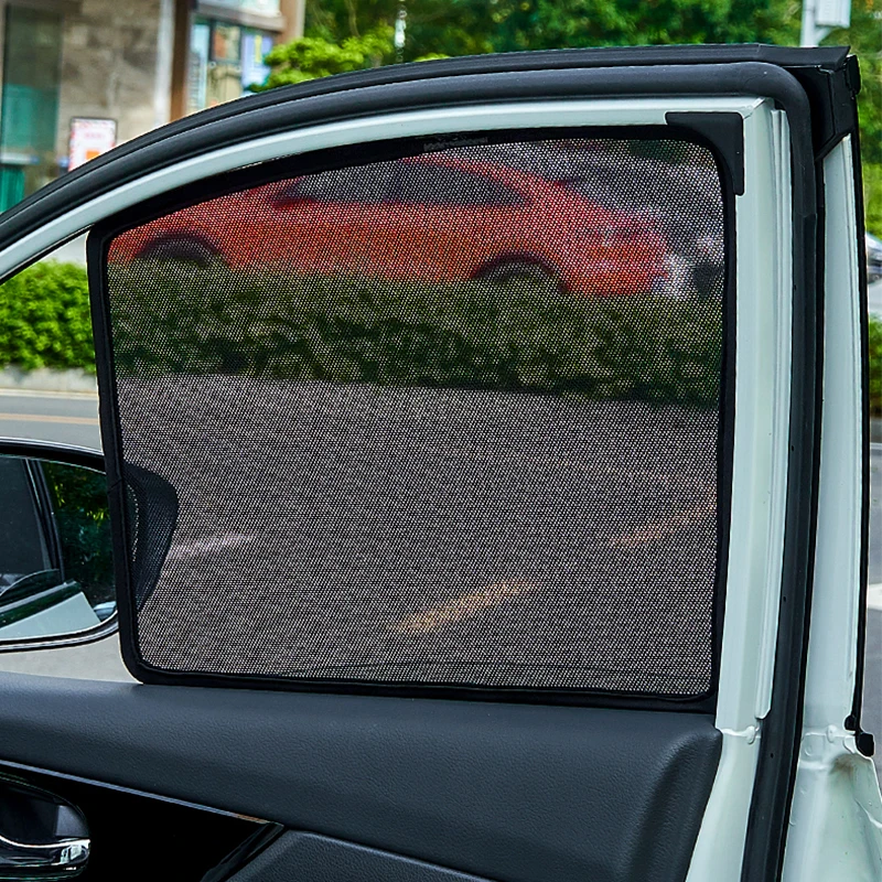 For Mazda 3 Hatchback Sport 2014-2018 Windshield Visor Car Sunshade Magnetic Mesh Curtain Window Sunshield Nylon Cover Shield