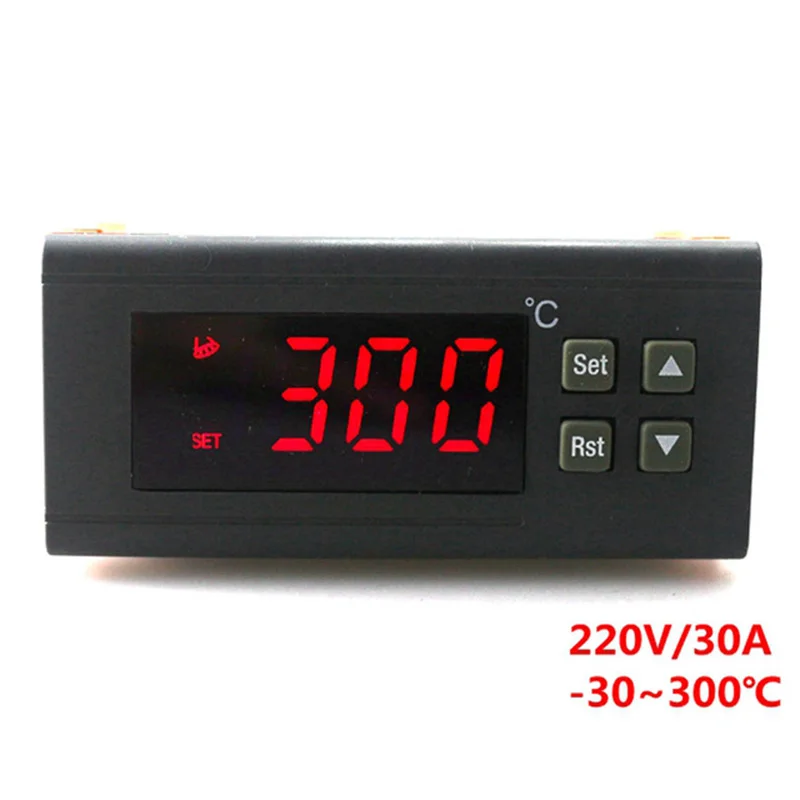 Promotion! 220V/30A Digital Temperature Controller Rc-114M Thermostat Relay Output -30~300 Degree With Ntc Sensor