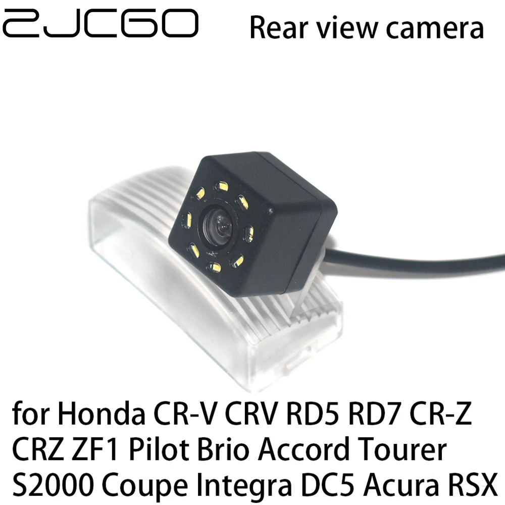 ZJCGO Car Rear View Reverse Backup Parking Reversing Camera for Honda CR-V CRV CR-Z Pilot Brio Accord S2000 Integra Acura RSX