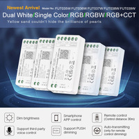 Miboxer 2.4GHz Single Color Dual White RGB RGBW RGB+CCT LED Controller (WiFi+2.4G) FUT035W Dimming Smart Music APP Voice Control