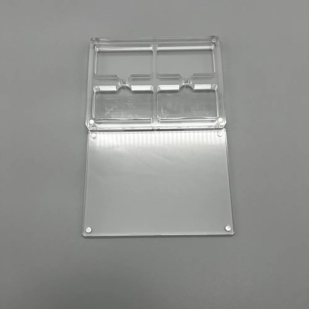 Cubierta de succión magnética acrílica de alta transparencia, caja de almacenamiento para juegos, estuche de cartucho de carcasa dura para GameBoy ADVANCE GBA