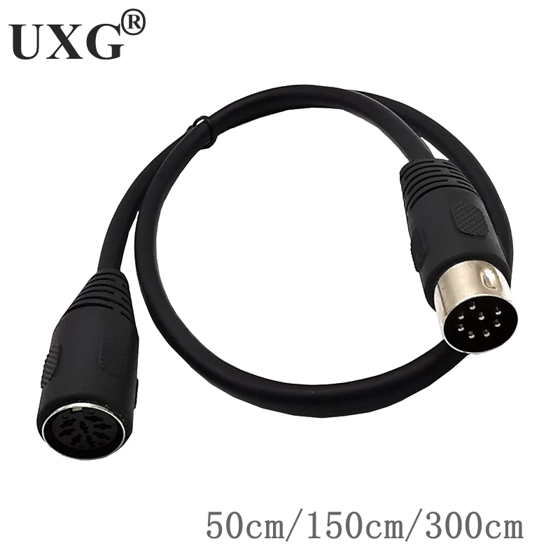 8 PIN DIN male to female Extention speaker Audio Cable 0.5M 1.5M 3M
