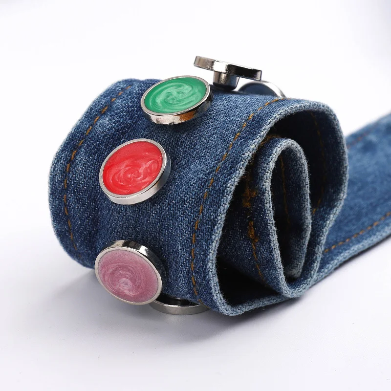 New 2 Pcs Detachable Jeans Buttons Snap Waist Adjustment Button Fastener Pants Pin for Retractable Button Sewing-Free Buckles