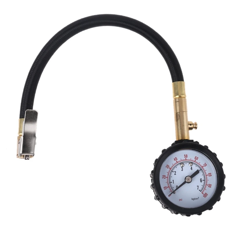 

Professional Rapid Air Down Tire Deflator Pressure Gauge 100Psi w/ Special Chuck for 4X4 Large Offroad Tires on X6HD