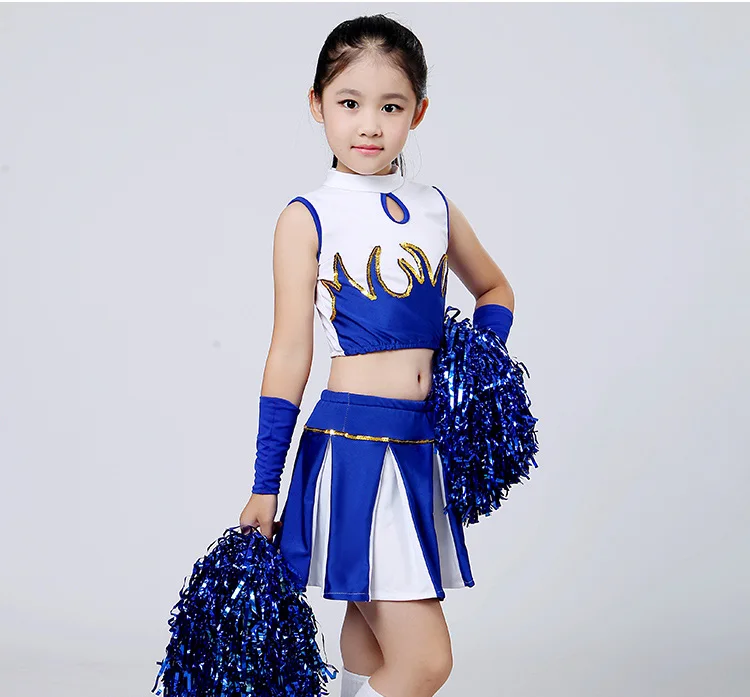 Kid Street Dance Hip Hop for Kids Cheerleader Uniform School Girl Dance Costumes Child Sports Competition Student Stage Clothing