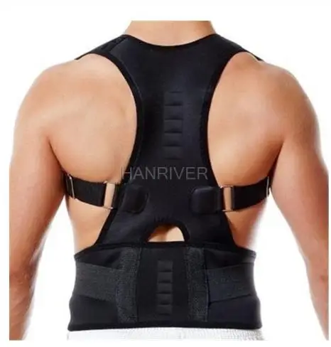 Sitting Posture Corrector Adjustable Magnetic Shape Body Shoulder Brace Belt Men and Women Back Vertebra Correct Therapy